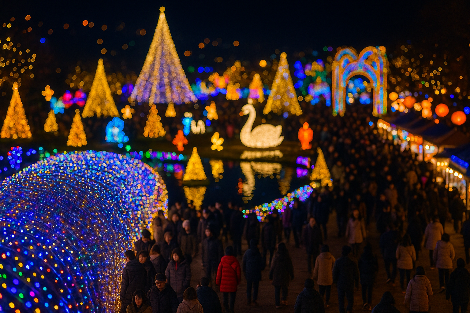 전국 빛축제 대표 야경 전경