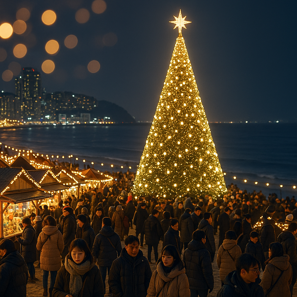 2025 부산 크리스마스 마켓 완벽 가이드 | 일정·해운대·광안리·야경·주차 총정리