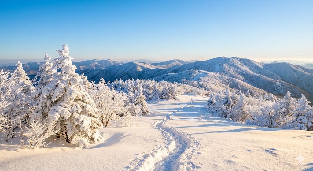 12월 설원 명소 BEST 8 | 겨울 눈꽃 인생샷 스팟 완벽 가이드