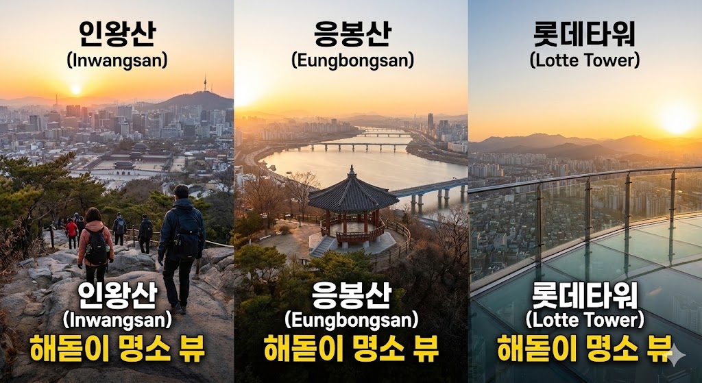 수도권 도시형 해돋이 명소 7곳 당일치기 가이드