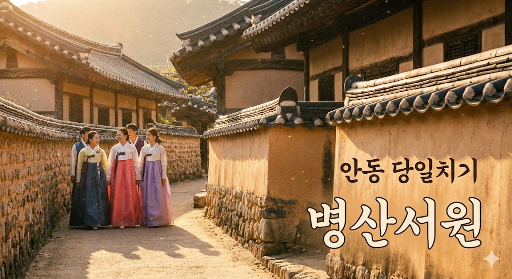 안동 당일치기 – 유네스코 세계유산 하회마을의 고즈넉한 한옥 골목길