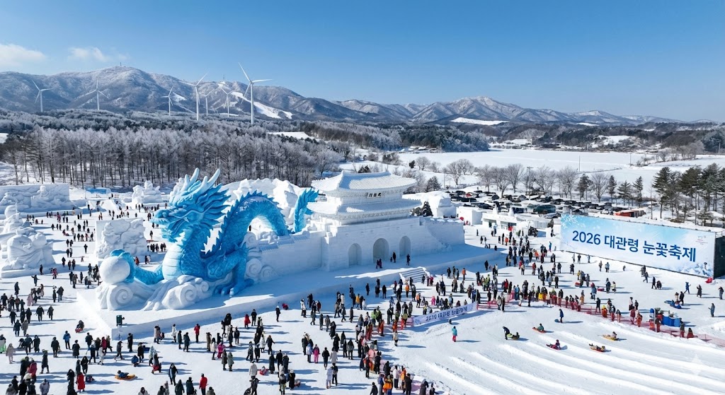 2026년 대관령 눈꽃축제 – 설날 직후 대관령에서 즐기는 겨울 눈의 나라!