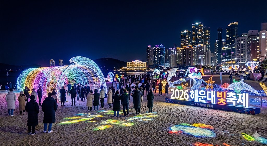 2026 부산 해운대 빛축제 + 광안리 일출 명소 – 1월 야경·일출 완벽 가이드