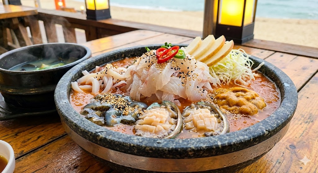 속초 물회, 신선한 해산물과 시원한 육수의 강원도 향토 음식