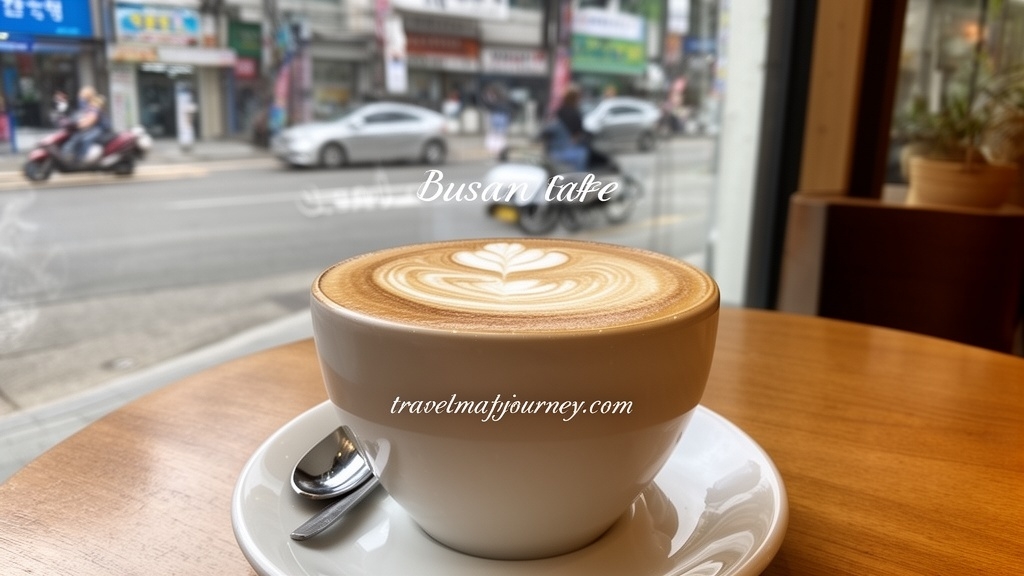 부산 감성 카페의 맛있는 음료와 세심한 서빙