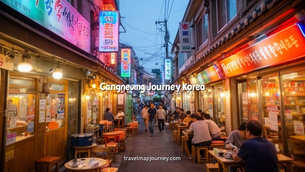 강릉 지역민만 아는 숨은 맛집 골목 풍경