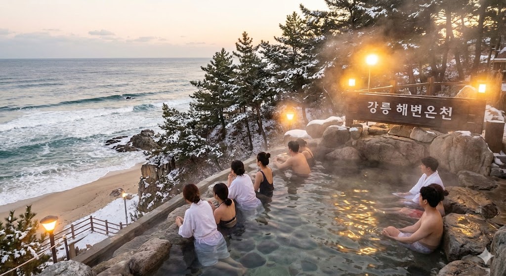 강릉 온천 당일치기 완벽가이드! 해변 드라이브·온천·커피거리 