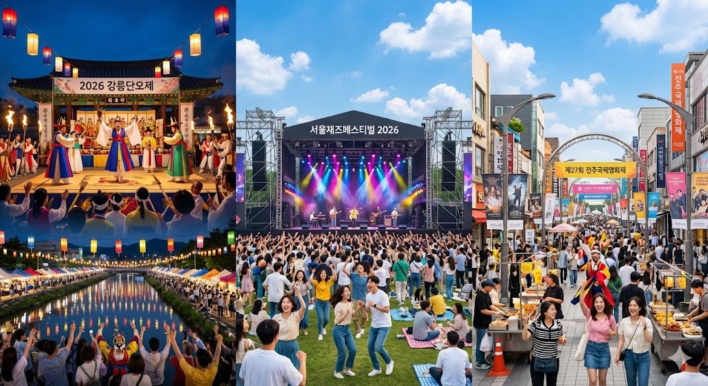 5월 전국 예술·문화축제 완벽 가이드 – 강릉단오제·영화제·음악제 당일코스·1박2일 플래너·맛집 총정리
