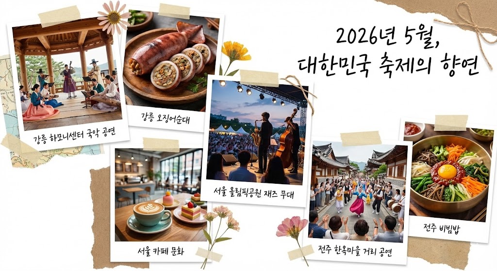 5월 축제 지역별 문화공연과 음식문화 정보 이미지