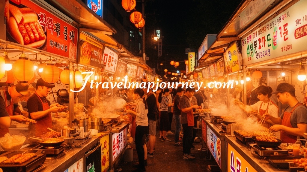 야시장 먹거리 투어, 활기찬 밤거리 푸드트럭과 노점상, 야간 여행 필수 코스
