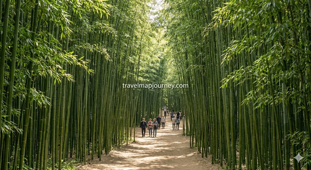 담양 죽녹원 메타세쿼이아길 대나무숲 산책로 봄 풍경