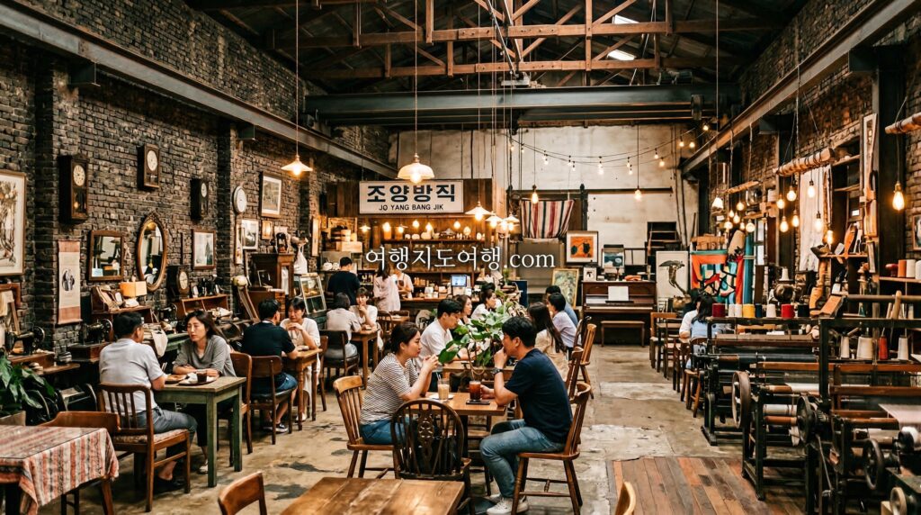 강화도 당일치기 조양방직 카페 레트로 감성 인테리어