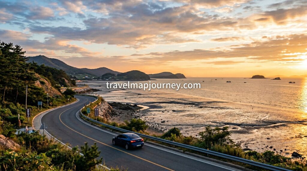 강화도 당일치기 해안도로 드라이브 코스 석양 풍경
