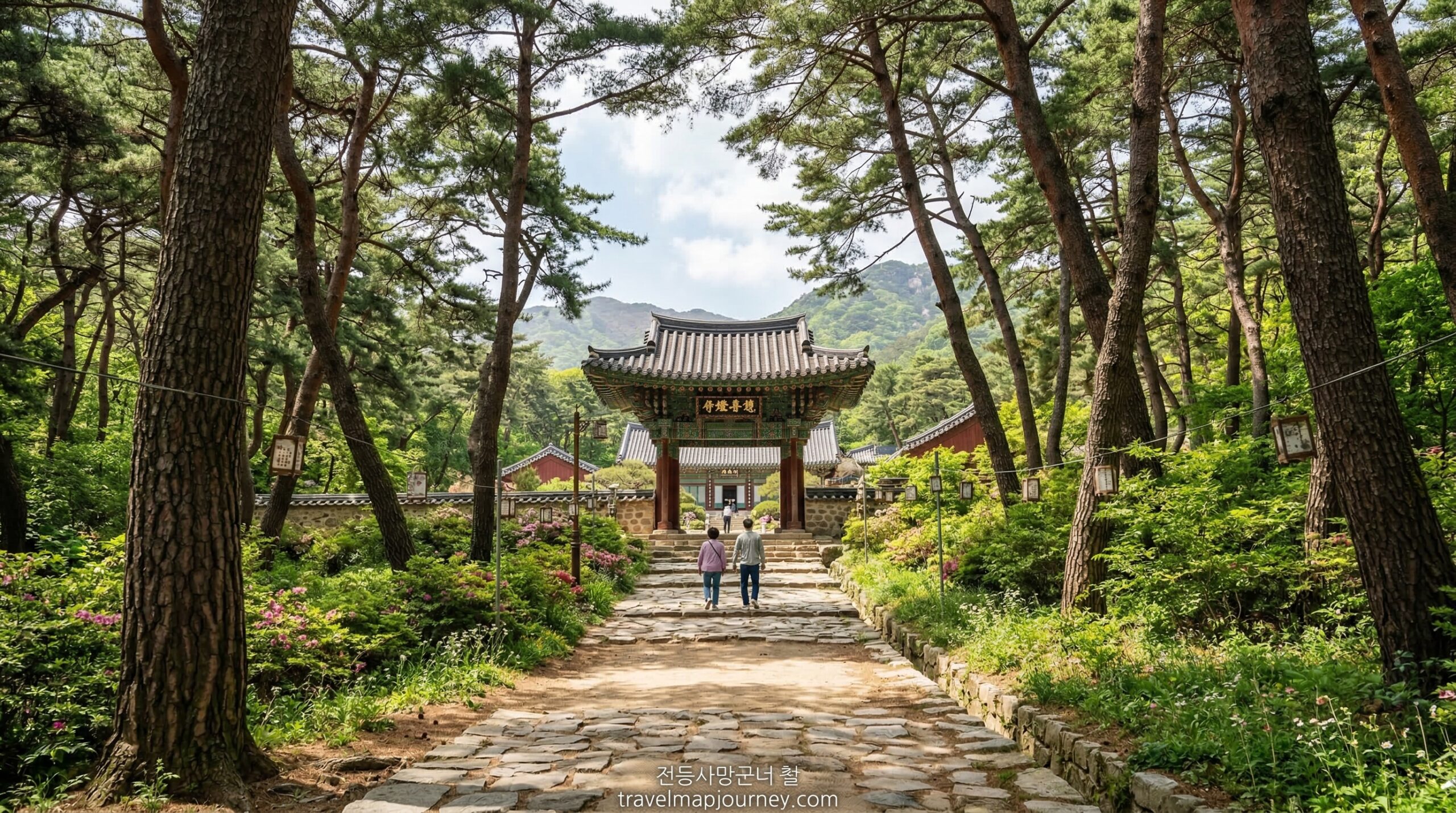 강화도 당일치기 코스 전등사 소나무 숲길 봄 풍경