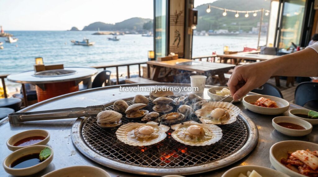 거북섬 드라이브 오이도 조개구이 맛집 가리비 구이