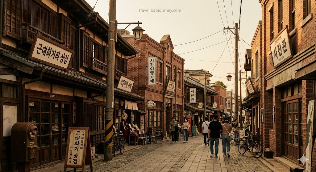 군산 시간여행 근대문화유산 거리 레트로 감성 풍경