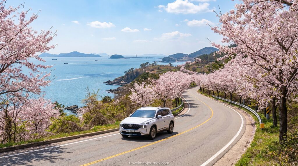 화성 대형카페 드라이브 코스 융건릉 제부도 봄 풍경