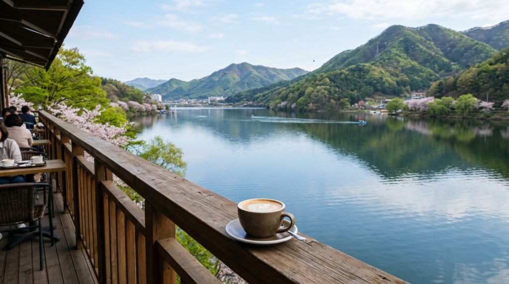 전현무계획 춘천 맛집 여행 의암호 봄 풍경