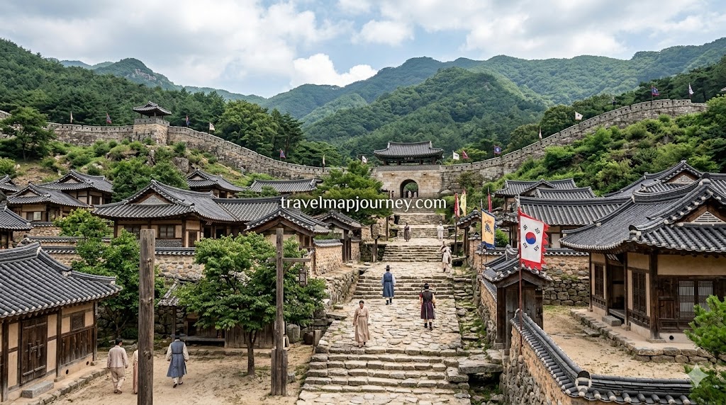 왕과 사는 남자 촬영지 문경새재 오픈세트장