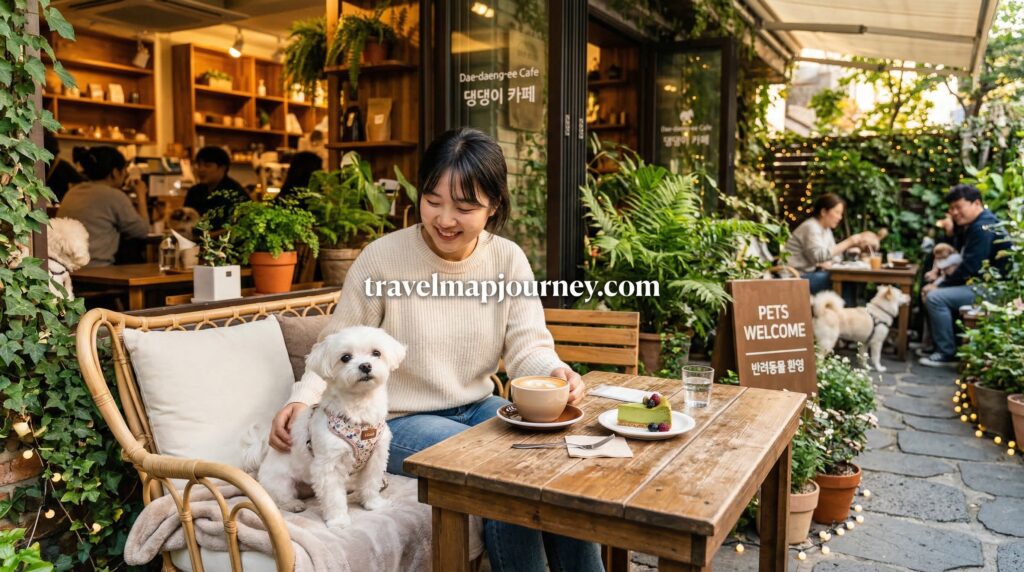 반려동물 동반 여행 펫프렌들리 카페 테라스 강아지 커피