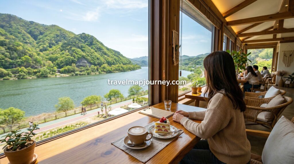 양평 두물머리 드라이브 대형카페 강뷰 인테리어