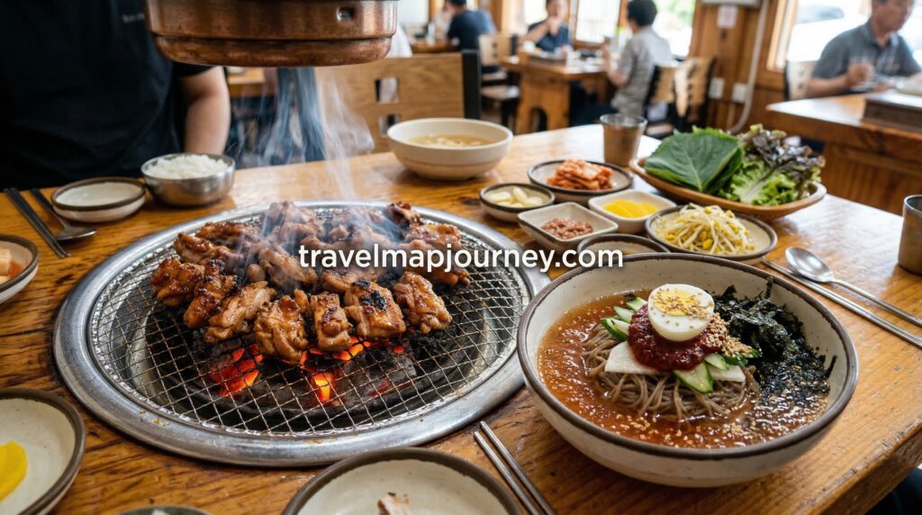 양평 두물머리 드라이브 맛집 숯불닭갈비 막국수