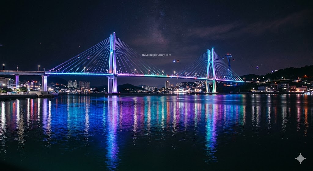 여수 밤바다 여행 코스 돌산대교 야경 풍경