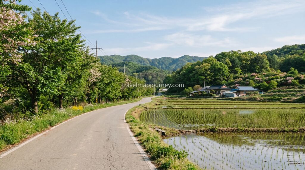 용인 카페 추천 드라이브 코스 처인구 시골길 풍경