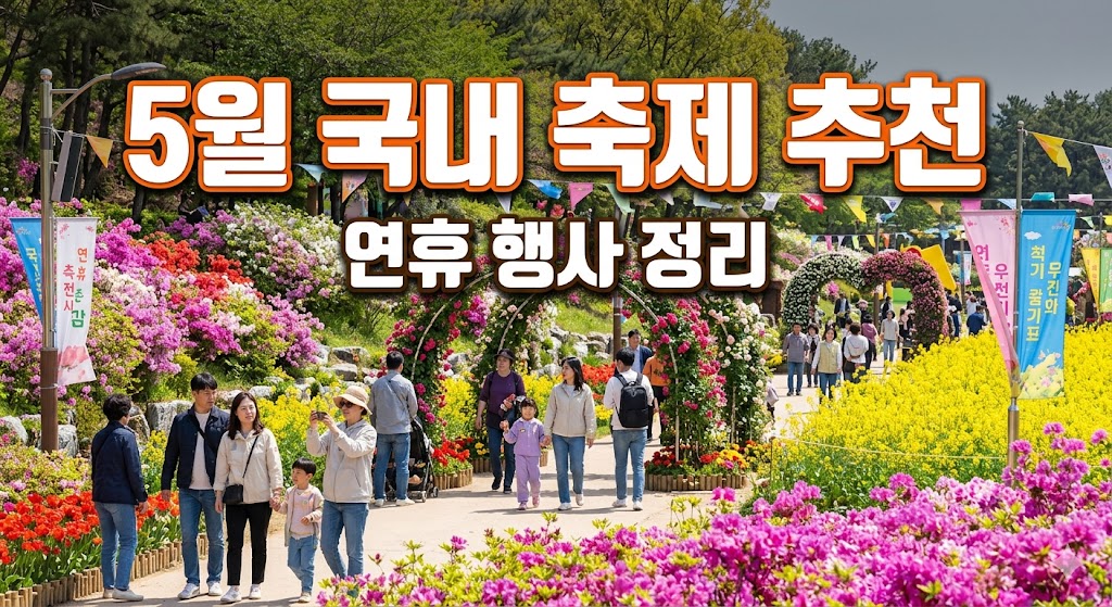5월 국내 축제 추천 연휴 행사 정리