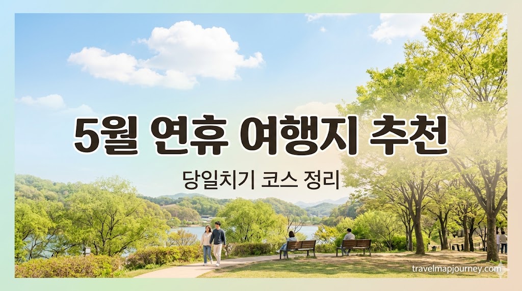 5월 국내 여행지 추천 연휴 당일치기 코스 정리