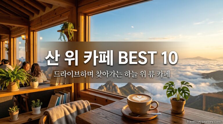 산 위 카페 BEST 10 드라이브 뷰 맛집 하늘 위 카페 총정리