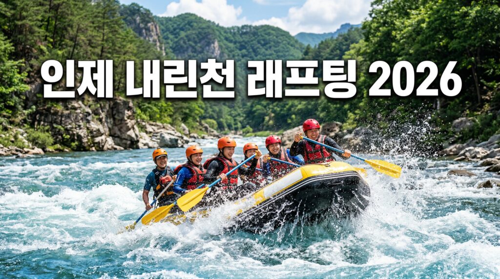 인제 내린천 래프팅 2026 완벽 가이드 – 코스·가격·예약·준비물 솔직 후기