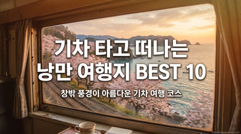 기차 낭만 여행지 BEST 10 창밖 풍경 아름다운 기차 여행 코스 총정리