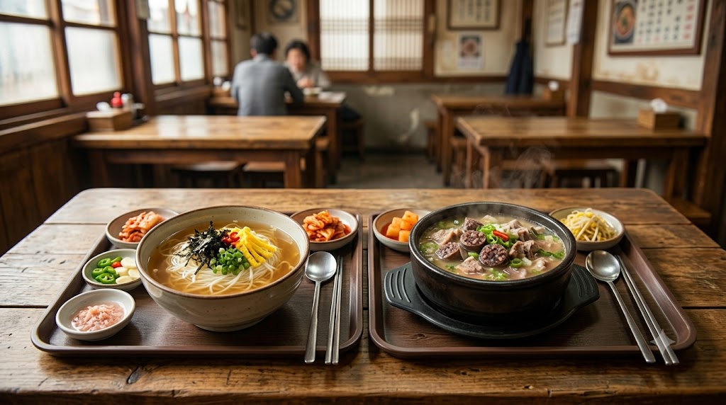성시경 추천 압구정 안동국시 잔치국수와 논현 현대순대국