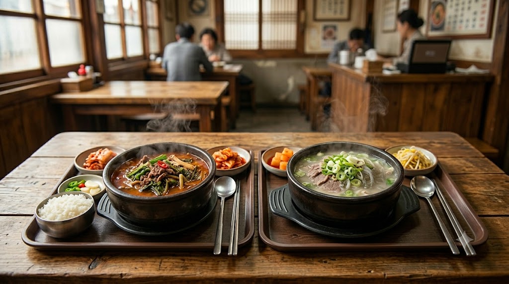 봉은사로 육개옥 한우육개장과 삼성동 이남장 설렁탕