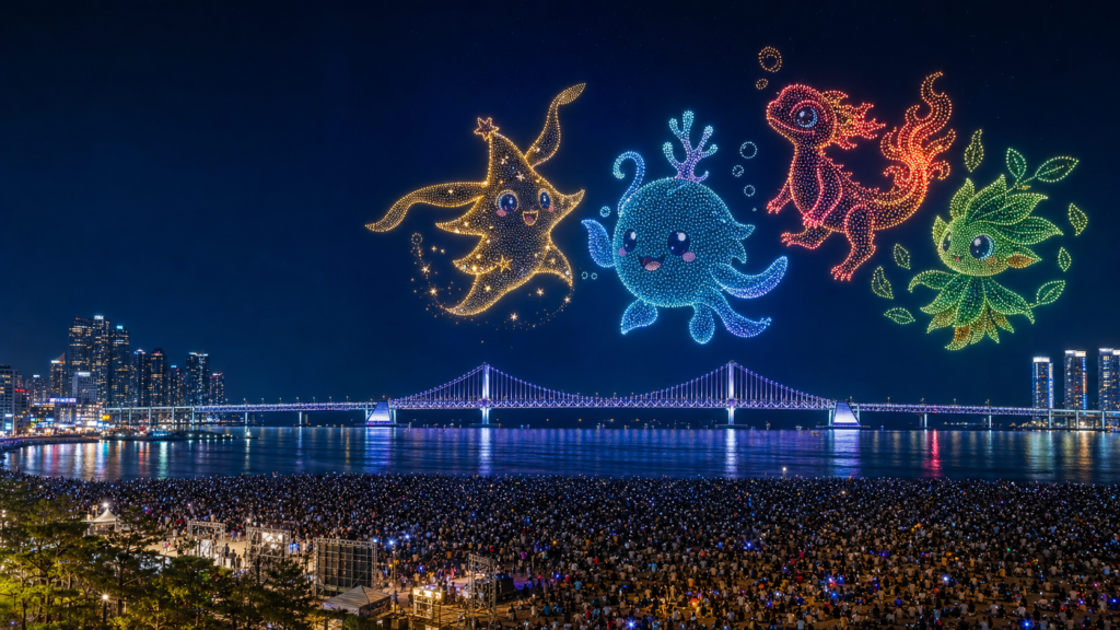 포켓몬 메가페스타 2026 in 부산 완벽 가이드 — 광안리 드론쇼부터 스탬프랠리까지