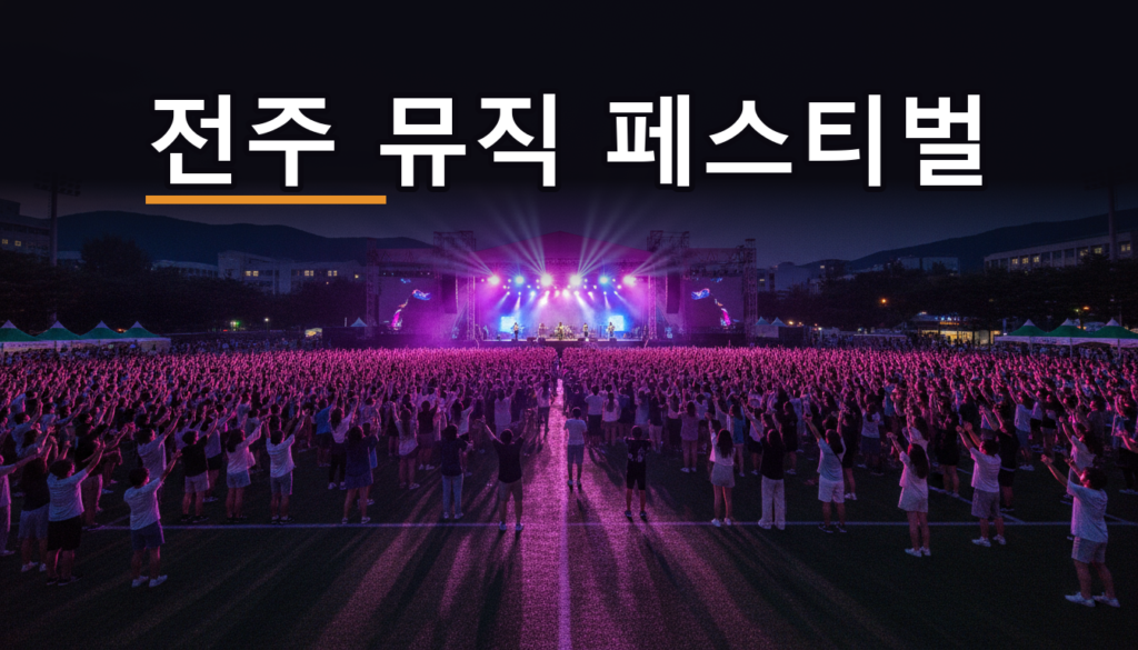 전주 얼티밋 뮤직 페스티벌, 광복절 사흘 연휴와 통째로 겹쳤어요