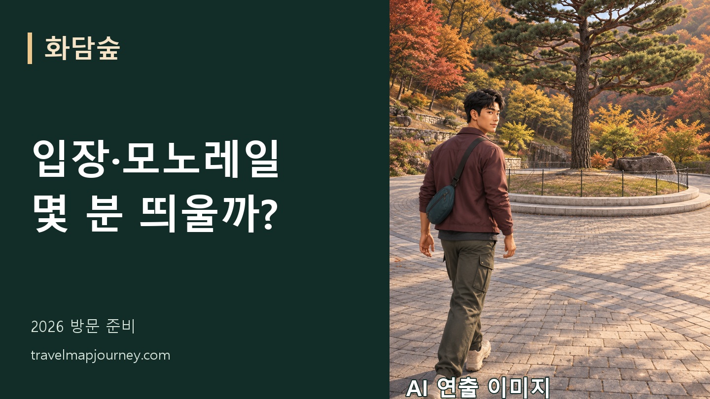 화담숲 여행 준비 핵심 안내와 AI 연출 풍경